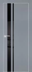Межкомнатная дверь PX-16  AL кромка с 4-х ст. Серый матовый