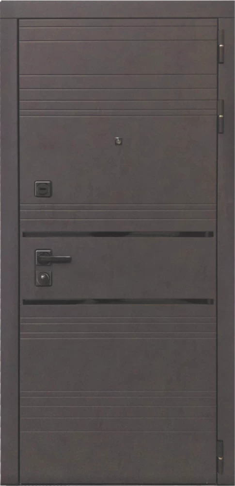 Входная дверь ДвериПРО L-43 Экошпон СБ-3 (16мм, венге) DPRO196948 внешняя сторона