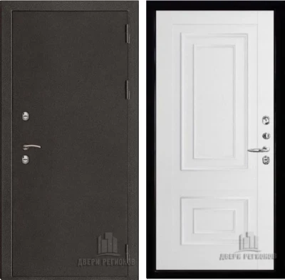 Дверь Дверь Регионов ТЕРМО 3 АНТИК ТЁМНОЕ СЕРЕБРО