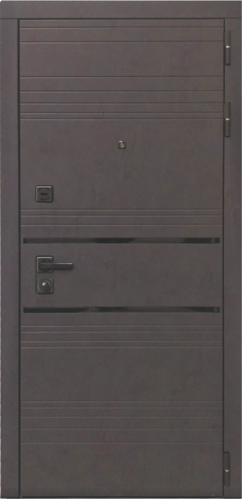 Входная дверь ДвериПРО L-43 ФЛ-700 (10мм, ясень грей) DPRO198020 внешняя сторона