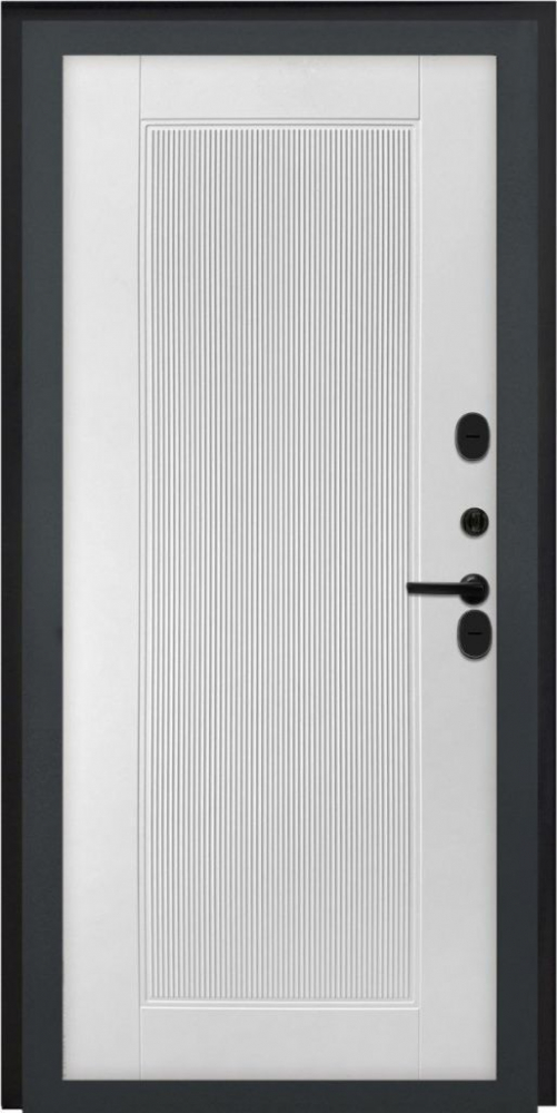 Входная дверь ДвериПРО Берген ПВХ 10мм Астрод Velutto Bianco DPRO198156 внутренняя сторона