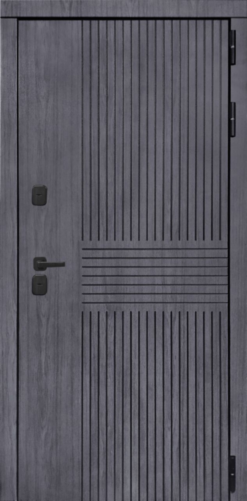 Входная дверь ДвериПРО Берген ФЛ-256 (10мм, бетон снежный) DPRO196468 внешняя сторона