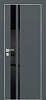 Межкомнатная дверь PX-16  AL кромка с 4-х ст. Графит матовый