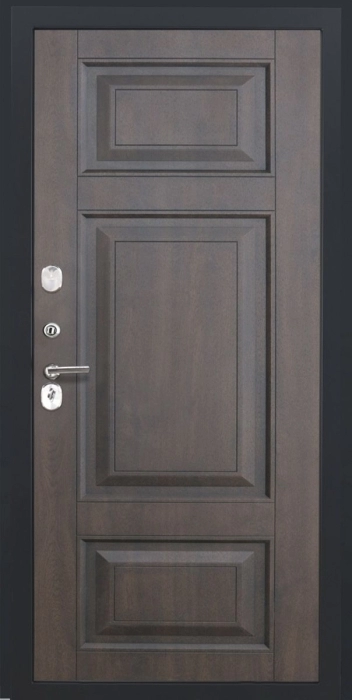 Входная дверь L-45 ФЛ-659 (12мм, nussbaum+черная патина винорит) внутренняя сторона
